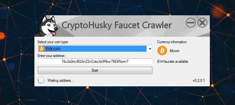 crypto husky faucet crawler 2022